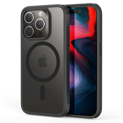Pouzdro MagSafe pro Apple iPhone 15 Pro, ESR, Classic Hybrid, Saténově černé