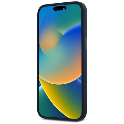 Pouzdro MagSafe pro Apple iPhone 15 Pro Max, Karl Lagerfeld, Silicone Shadow Metal Initial, Černá