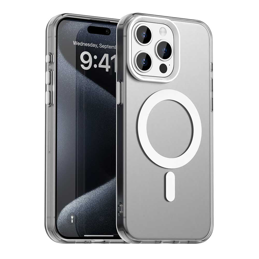 MagSafe pouzdro pro Apple iPhone 15 Pro Max, Techsuit, CandyCase, Bílá