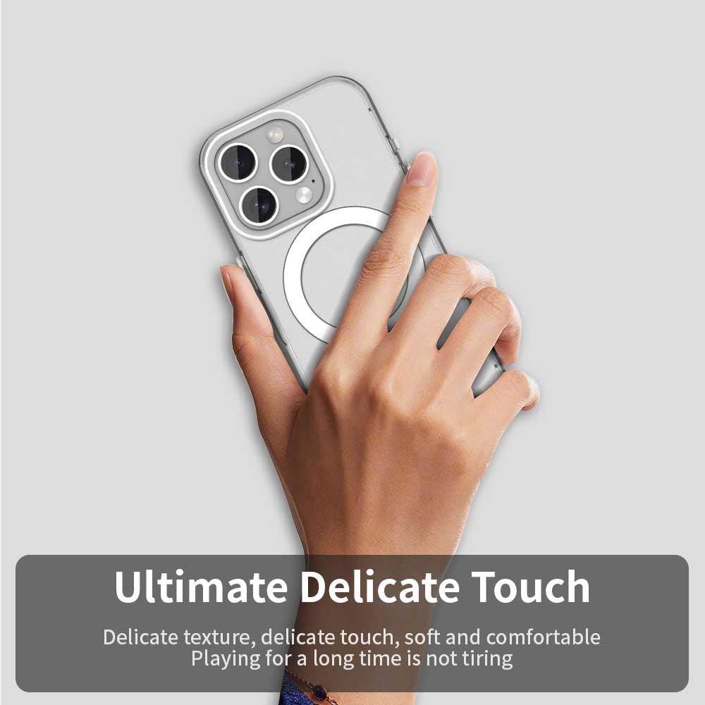 MagSafe pouzdro pro Apple iPhone 15 Pro Max, Techsuit, CandyCase, Bílá