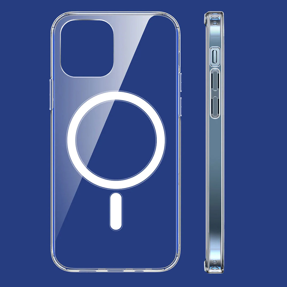 MagSafe Case for Apple iPhone 15 Pro Max, Techsuit, Pro, Transparent