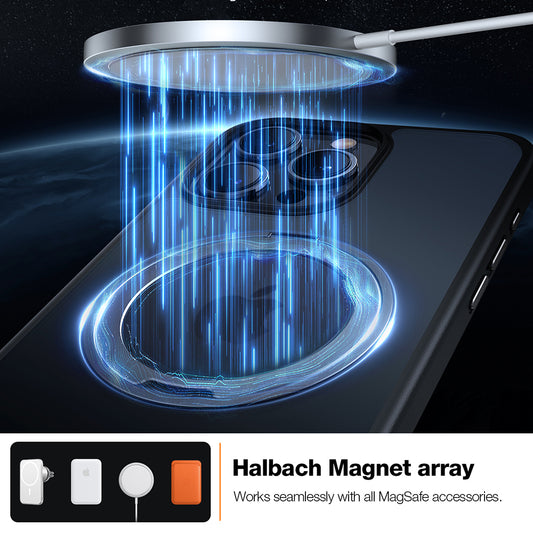 Pouzdro MagSafe pro Apple iPhone 15 Pro Max, Torras, Ostand Pro, Černá