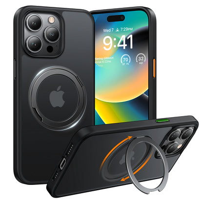 Pouzdro MagSafe pro Apple iPhone 15 Pro Max, Torras, Ostand Pro, Černá