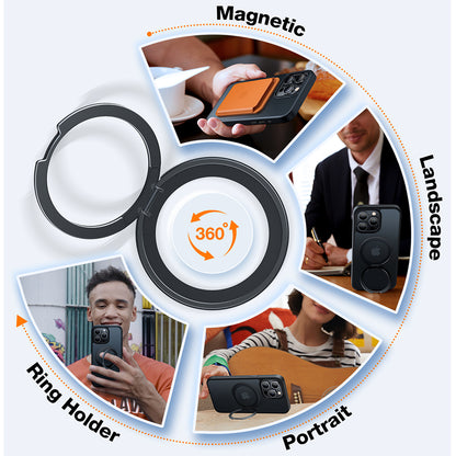 Pouzdro MagSafe pro Apple iPhone 15 Pro Max, Torras, Ostand Pro, Černá