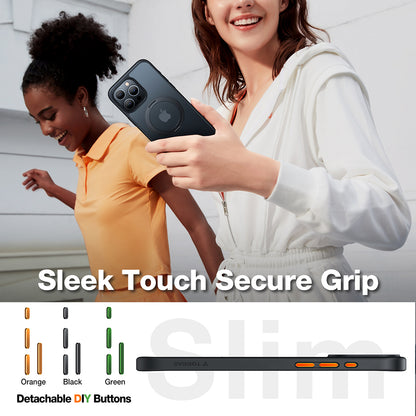 Pouzdro MagSafe pro Apple iPhone 15 Pro Max, Torras, Ostand Pro, Černá