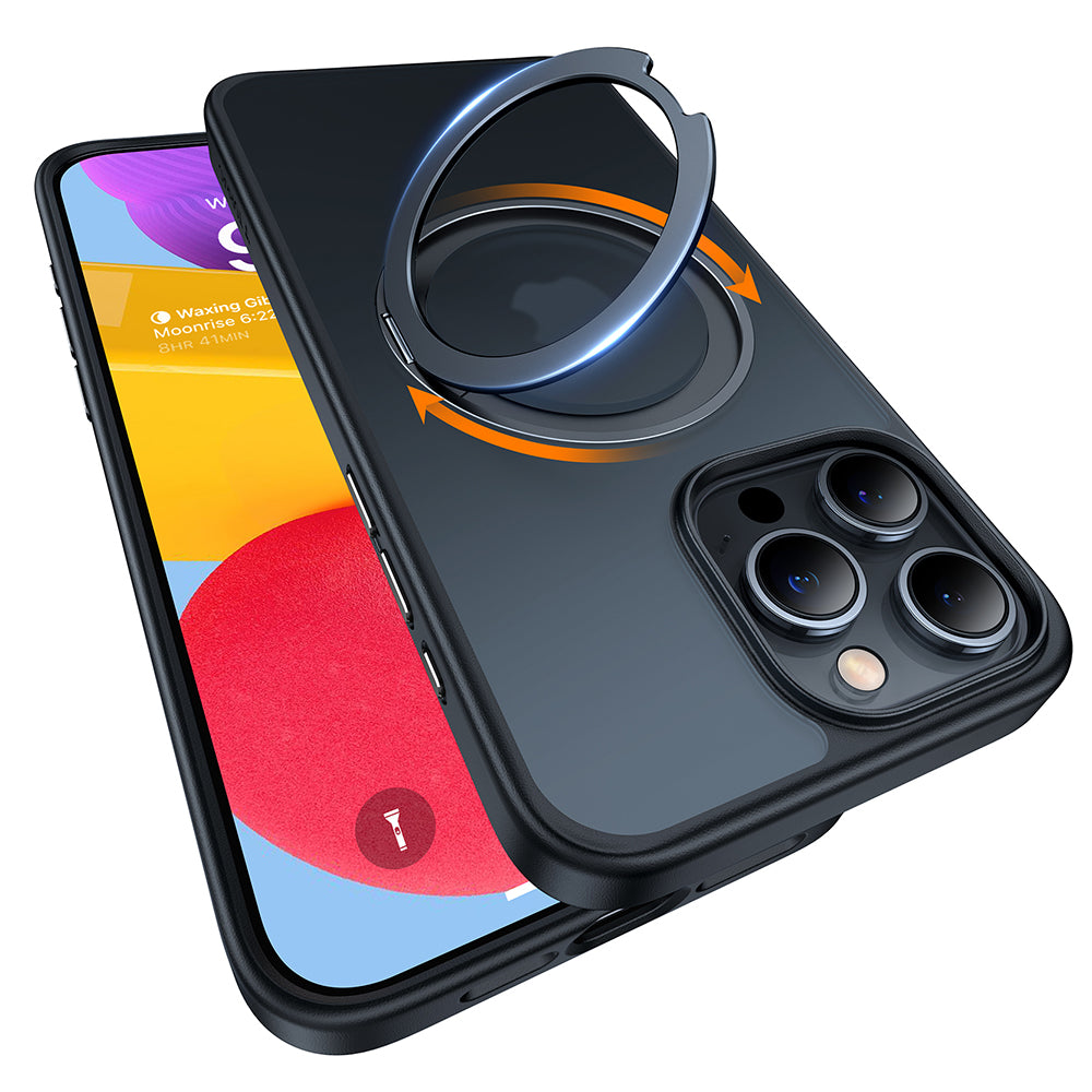 Pouzdro MagSafe pro Apple iPhone 15 Pro Max, Torras, Ostand Pro, Černá