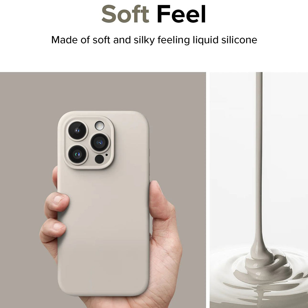 Pouzdro MagSafe pro Apple iPhone 15 Pro, Ringke, Silikon, Limetkově zelená