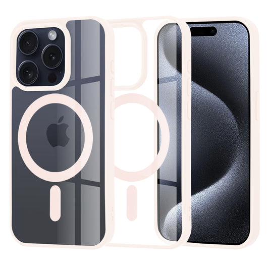 MagSafe pouzdro pro Apple iPhone 15 Pro, Techsuit, Pro, Růžová