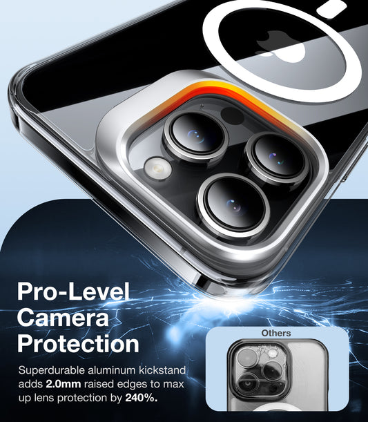 Pouzdro MagSafe pro Apple iPhone 15 Pro, Torras, Lstand, Průhledné