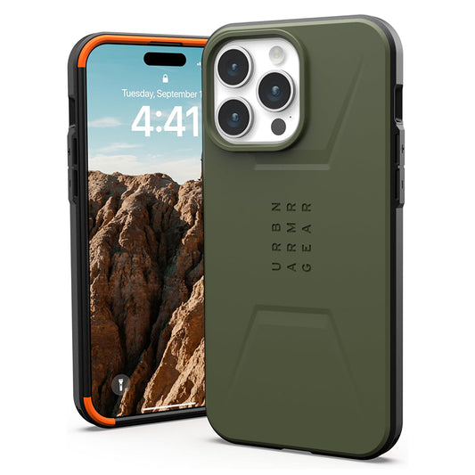 MagSafe pouzdro pro Apple iPhone 15 Pro, Urban Armor Gear, Civilian, Zelené