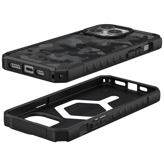 MagSafe pouzdro pro Apple iPhone 15 Pro, Urban Armor Gear, Pathfinder SE Midnight Camo, Maskáčové