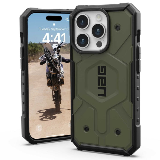 MagSafe pouzdro pro Apple iPhone 15 Pro, Urban Armor Gear, Pathfinder, Zelená