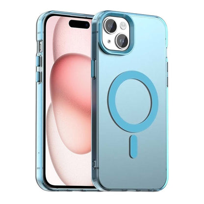 MagSafe pouzdro pro Apple iPhone 15, Techsuit, CandyCase, modré