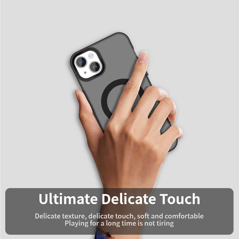 MagSafe pouzdro pro Apple iPhone 15, Techsuit, CandyCase, černé