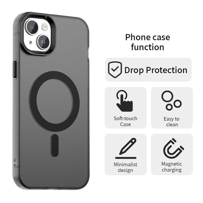 MagSafe pouzdro pro Apple iPhone 15, Techsuit, CandyCase, černé