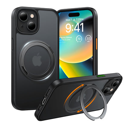 Pouzdro MagSafe pro Apple iPhone 15, Torras, Ostand Pro, Černá
