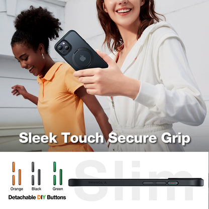 Pouzdro MagSafe pro Apple iPhone 15, Torras, Ostand Pro, Černá