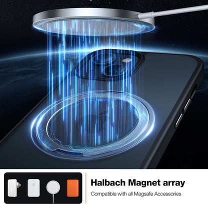 Pouzdro MagSafe pro Apple iPhone 15, Torras, Ostand Pro, Černá