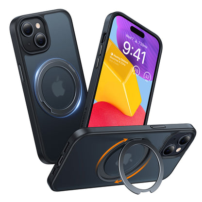 Pouzdro MagSafe pro Apple iPhone 15, Torras, Ostand Pro, Černá