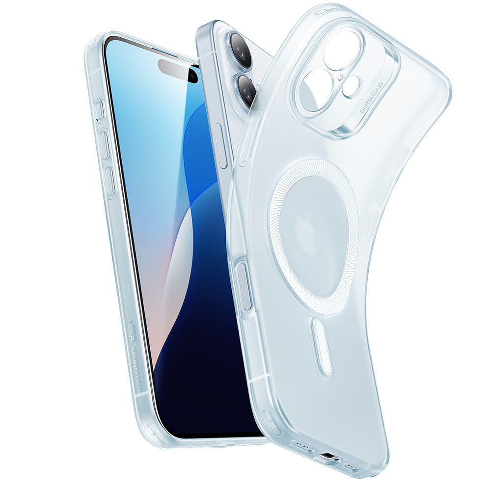 Pouzdro MagSafe pro Apple iPhone 16, ESR, Zero, Saténově modré