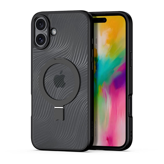 MagSafe pouzdro pro Apple iPhone 16 Plus, DUX DUCIS, Aimo Stand, černé