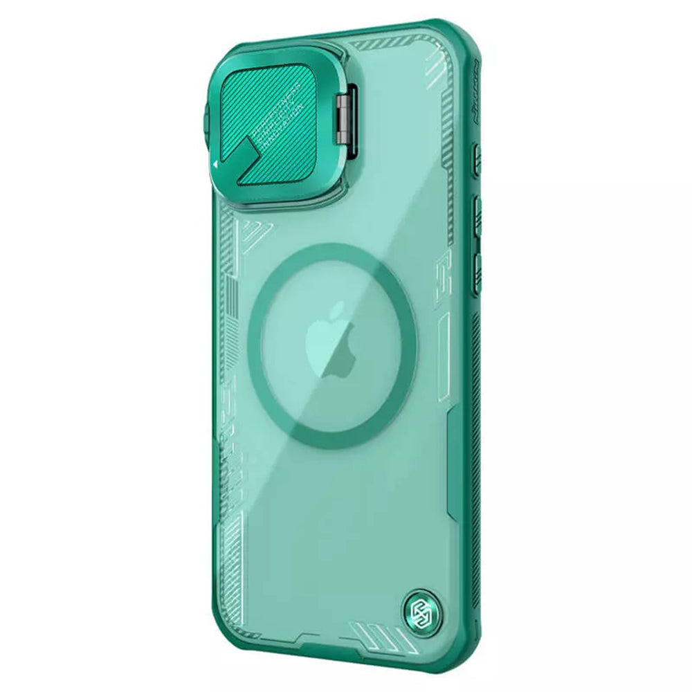 MagSafe Case for Apple iPhone 16 Plus, Nillkin, Iceblade Prop (w/o Camera Cutout), Green