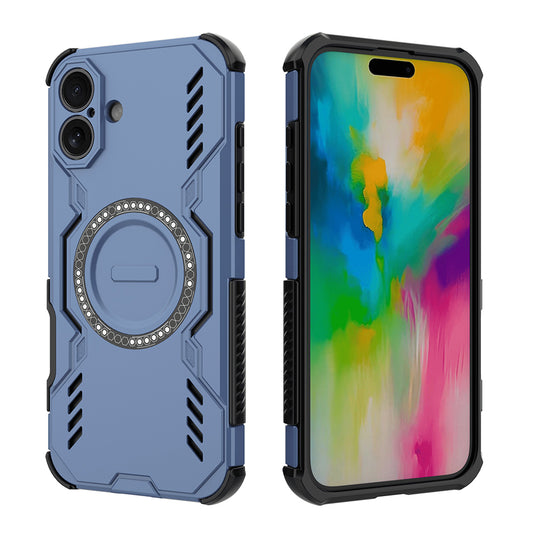 MagSafe pouzdro pro Apple iPhone 16 Plus, Techsuit, ArmorMag, modré