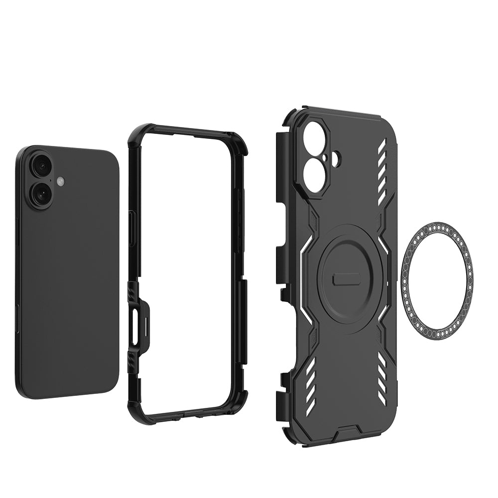MagSafe pouzdro pro Apple iPhone 16 Plus, Techsuit, ArmorMag, modré