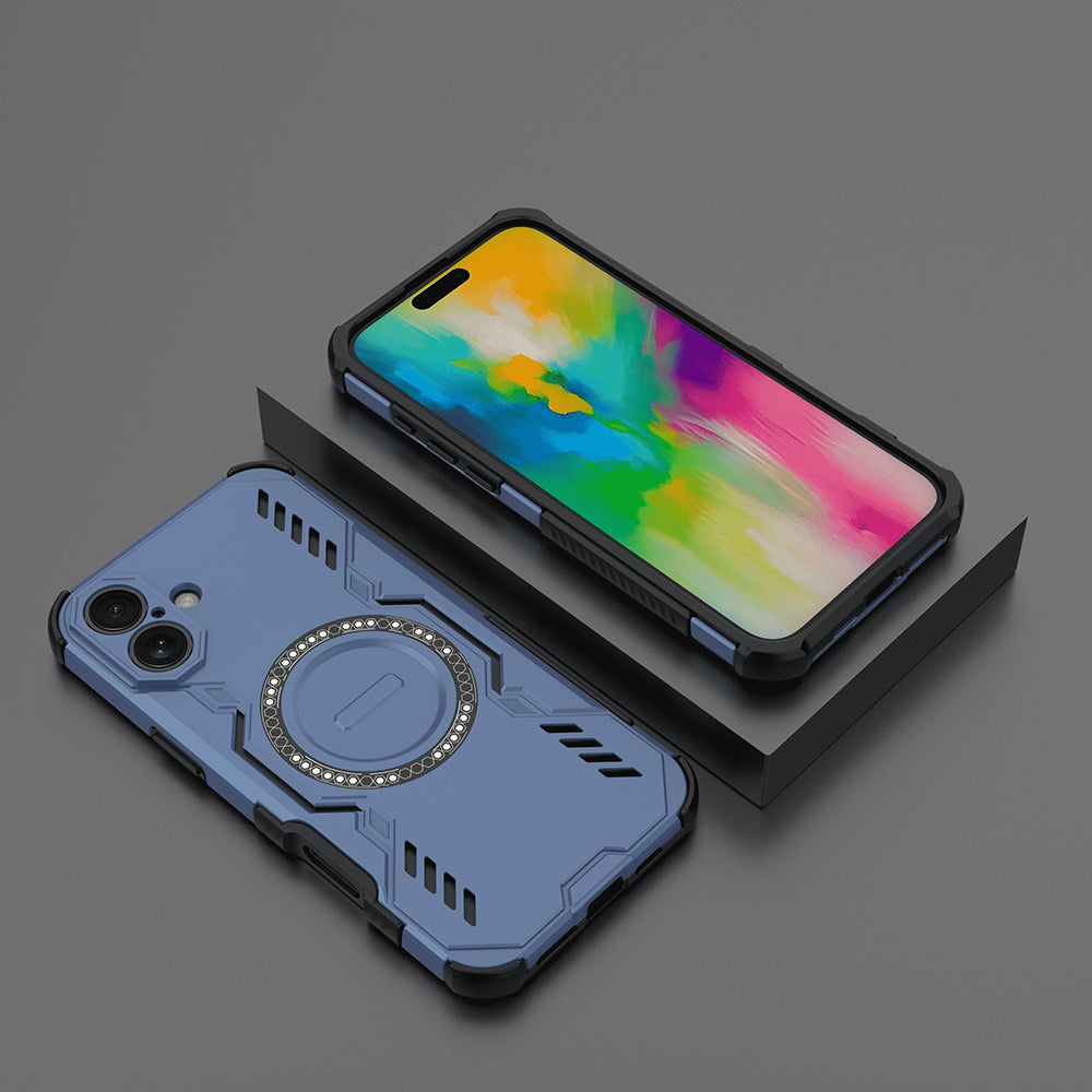 MagSafe pouzdro pro Apple iPhone 16 Plus, Techsuit, ArmorMag, modré