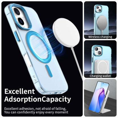 MagSafe pouzdro pro Apple iPhone 16 Plus, Techsuit, CandyCase, modrá