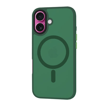 MagSafe pouzdro pro Apple iPhone 16 Plus, Techsuit, HaloFrost, Zelené
