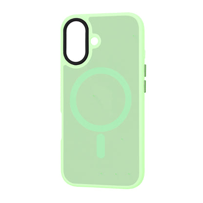 MagSafe pouzdro pro Apple iPhone 16 Plus, Techsuit, HaloFrost, Světle zelená