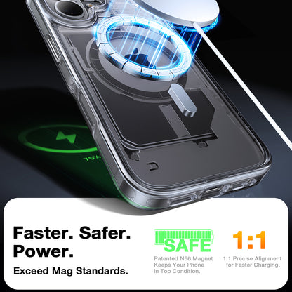 Pouzdro MagSafe pro Apple iPhone 16 Plus, Torras, Diamond, Průhledné