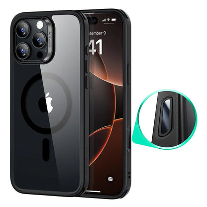 Pouzdro MagSafe pro Apple iPhone 16 Pro, ESR, Classic Hybrid Slide, Černě průhledné