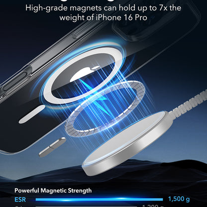 Pouzdro MagSafe pro Apple iPhone 16 Pro, ESR, Classic Hybrid, Průhledné