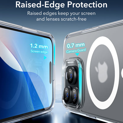 Pouzdro MagSafe pro Apple iPhone 16 Pro, ESR, Classic Hybrid, Saténově průhledné