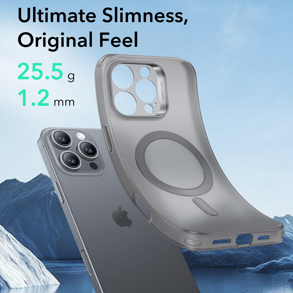 Pouzdro MagSafe pro Apple iPhone 16 Pro, ESR, Zero, Saténově šedé