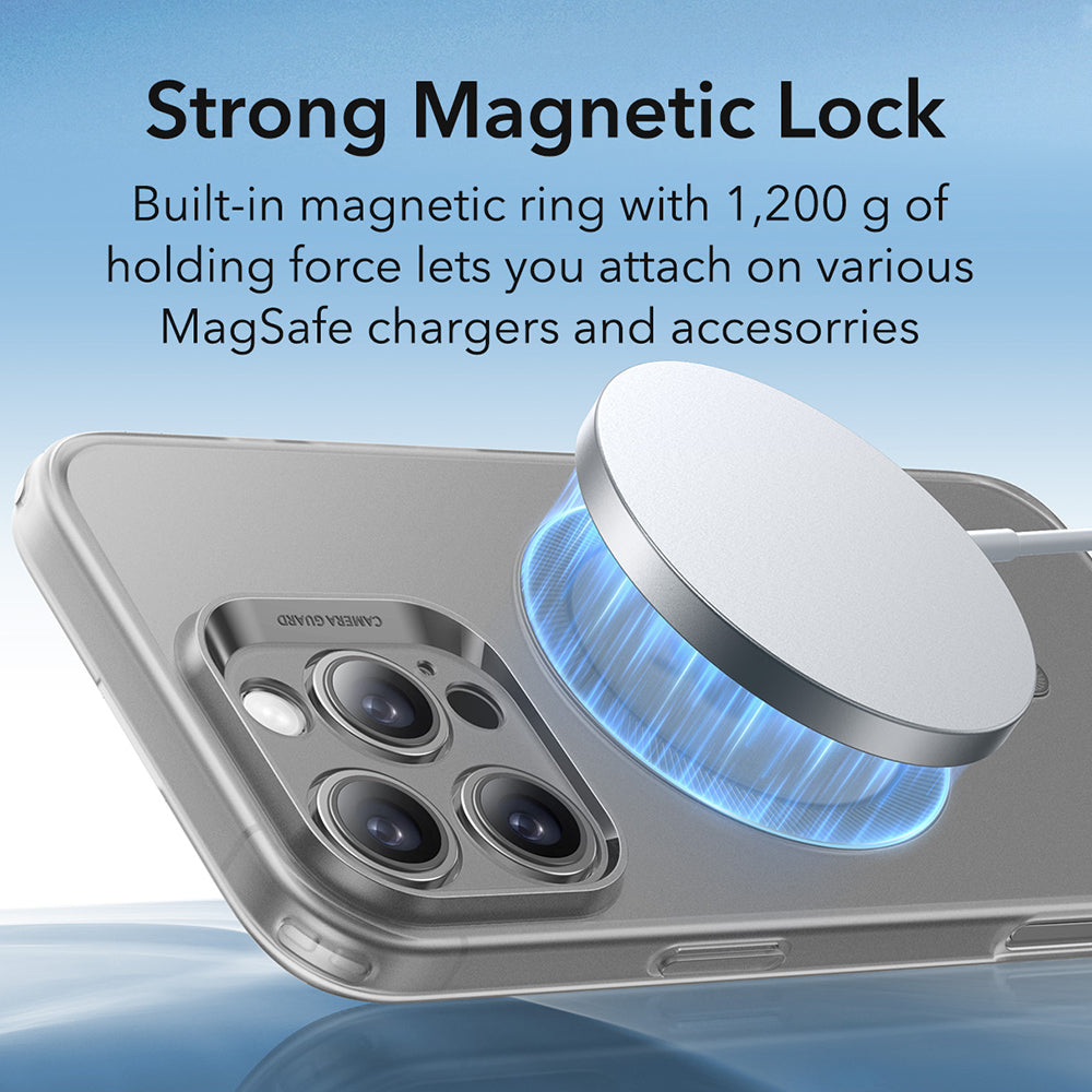 Pouzdro MagSafe pro Apple iPhone 16 Pro, ESR, Zero, Saténově šedé