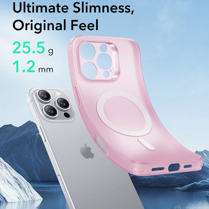Pouzdro MagSafe pro Apple iPhone 16 Pro, ESR, Zero, Saténově růžové