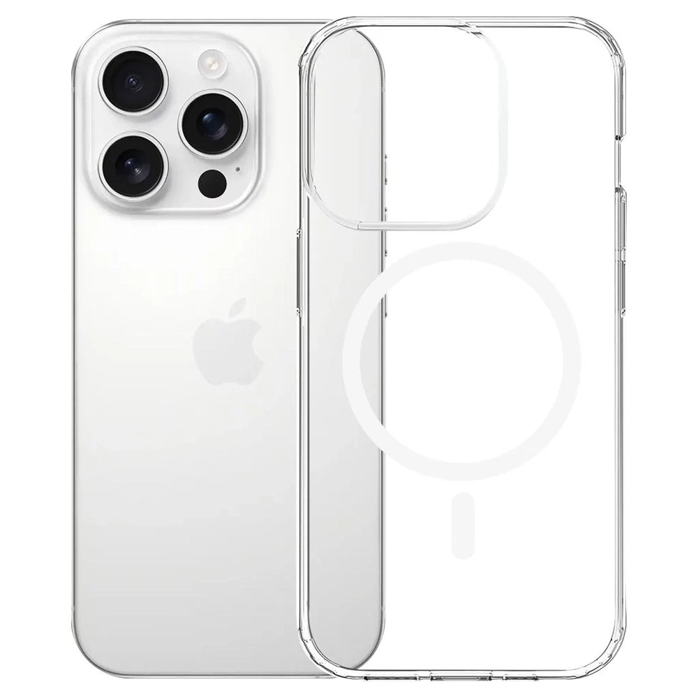 MagSafe pouzdro pro Apple iPhone 16 Pro Max, 3MK, Armor MagCase, Transparentní