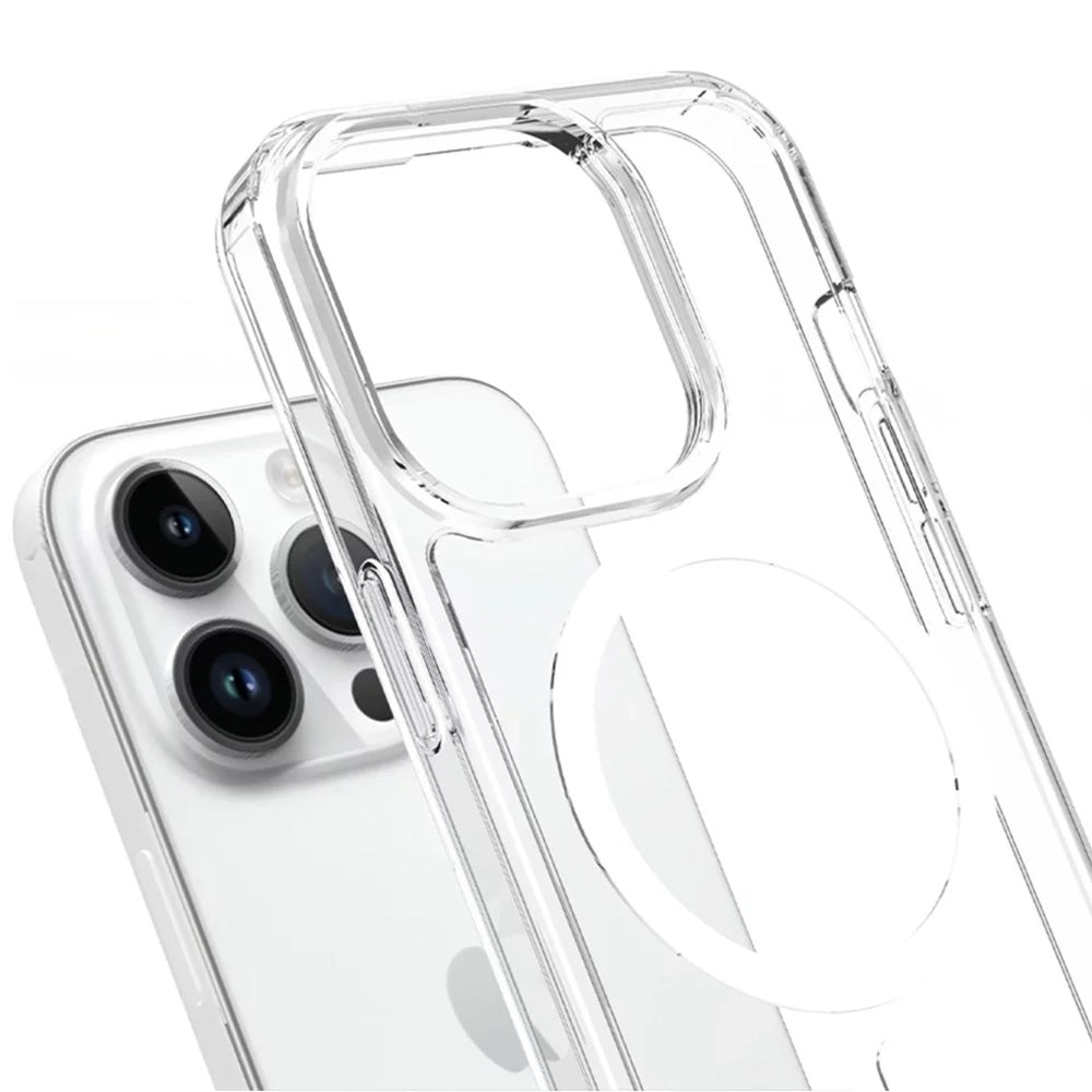 MagSafe pouzdro pro Apple iPhone 16 Pro Max, 3MK, Armor MagCase, Transparentní