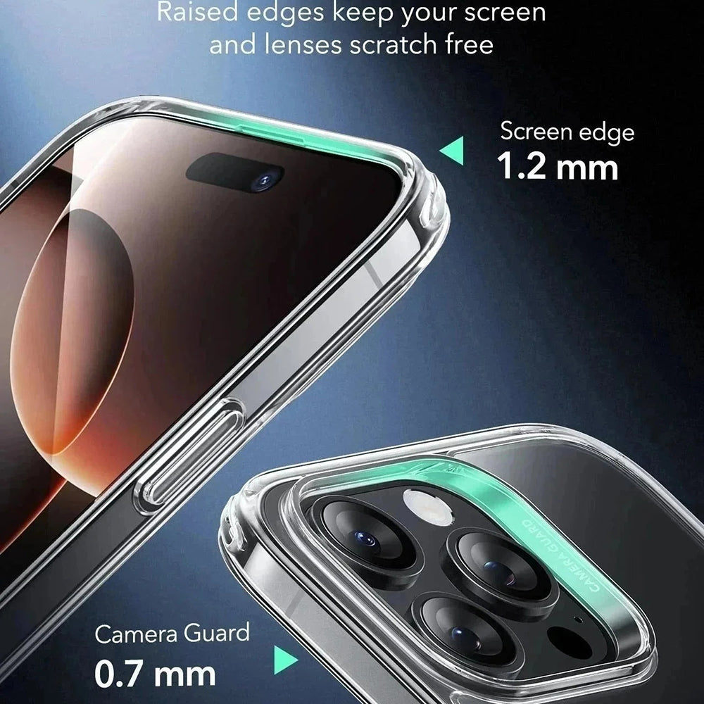 Pouzdro MagSafe pro Apple iPhone 16 Pro Max, ESR, Classic Hybrid Slide, Průhledné