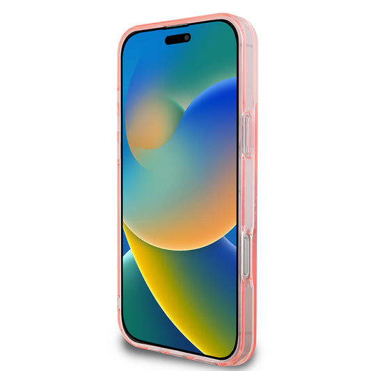 Pouzdro MagSafe pro Apple iPhone 16 Pro Max, Guess, IML Flowers Wreath, Růžové