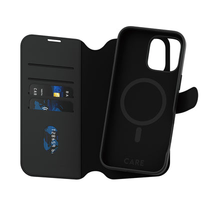 Pouzdro MagSafe pro Apple iPhone 16 Pro Max, PanzerGlass, Care Feature Tango Two-in-One, Černá