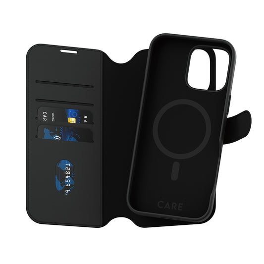 Pouzdro MagSafe pro Apple iPhone 16 Pro Max, PanzerGlass, Care Feature Tango Two-in-One, Černá