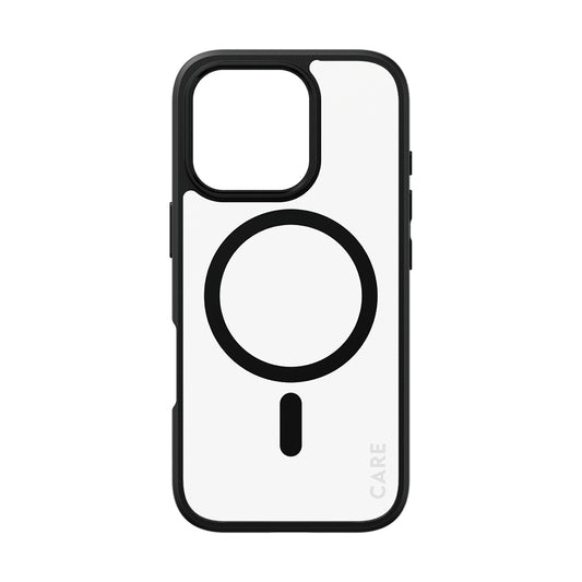 Pouzdro MagSafe pro Apple iPhone 16 Pro Max, PanzerGlass, Care Urban Combat, Černě průhledné