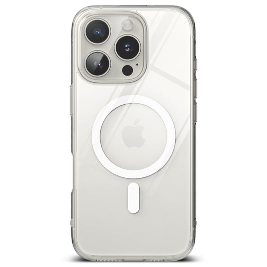 MagSafe pouzdro pro Apple iPhone 16 Pro Max, Ringke, Fusion, průhledné