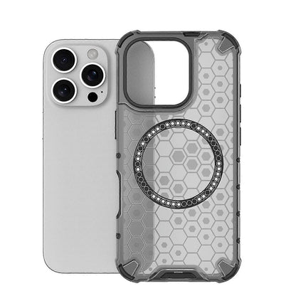 MagSafe pouzdro pro Apple iPhone 16 Pro Max, Techsuit, HoneyComb Shield, černé