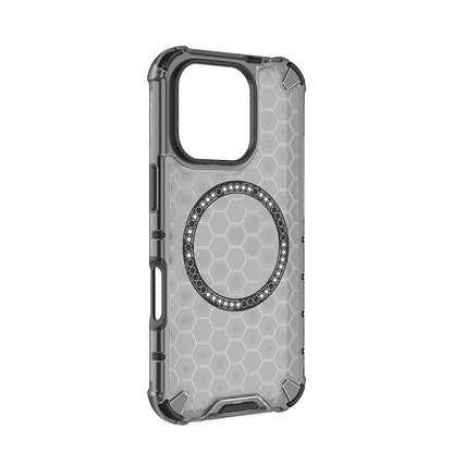 MagSafe pouzdro pro Apple iPhone 16 Pro Max, Techsuit, HoneyComb Shield, černé