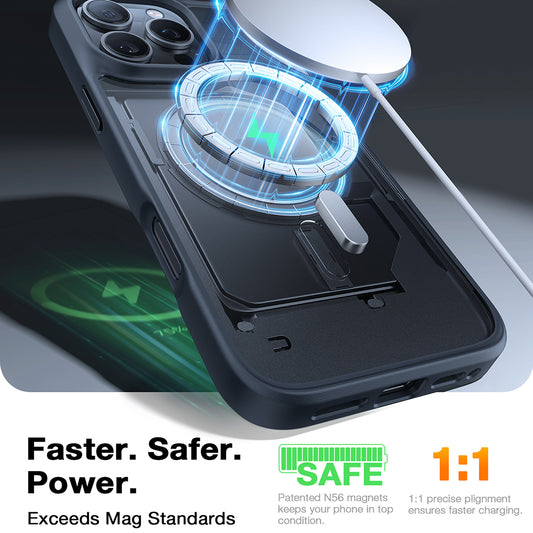 Pouzdro MagSafe pro Apple iPhone 16 Pro Max, Torras, Guardian, Černá